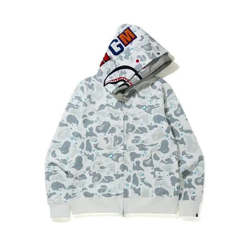 Bape Shark Hoodie — B8803 White colorway — USFans Spreadsheet photo