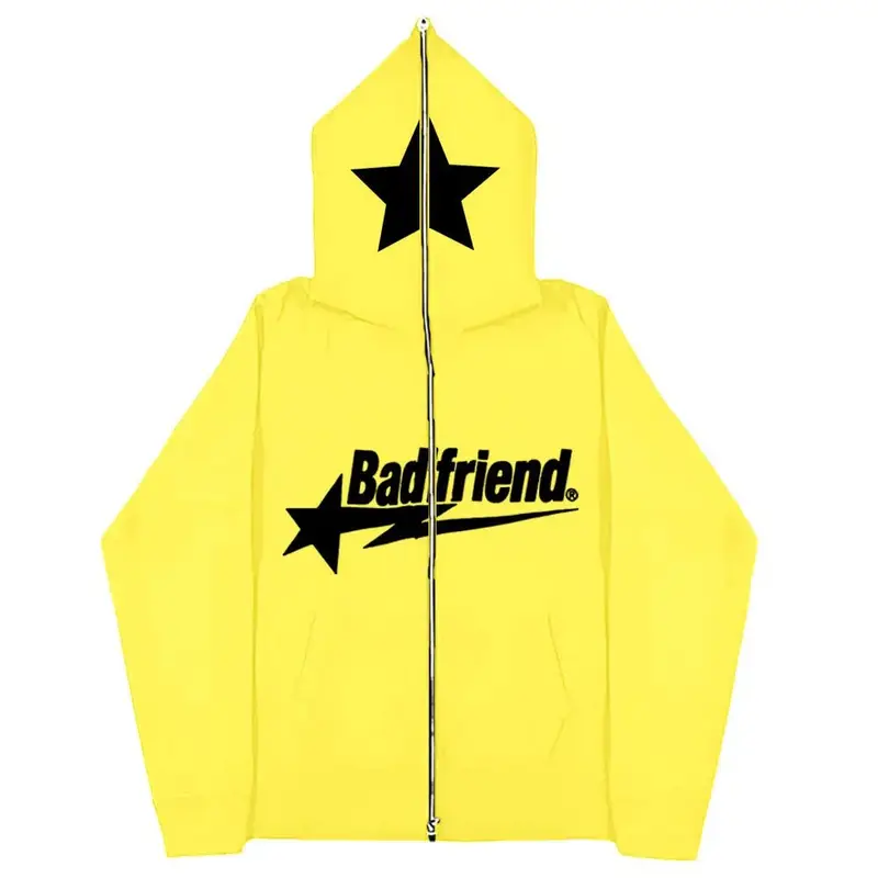 Badfriend Hoodie — yellow colorway — USFans Spreadsheet photo
