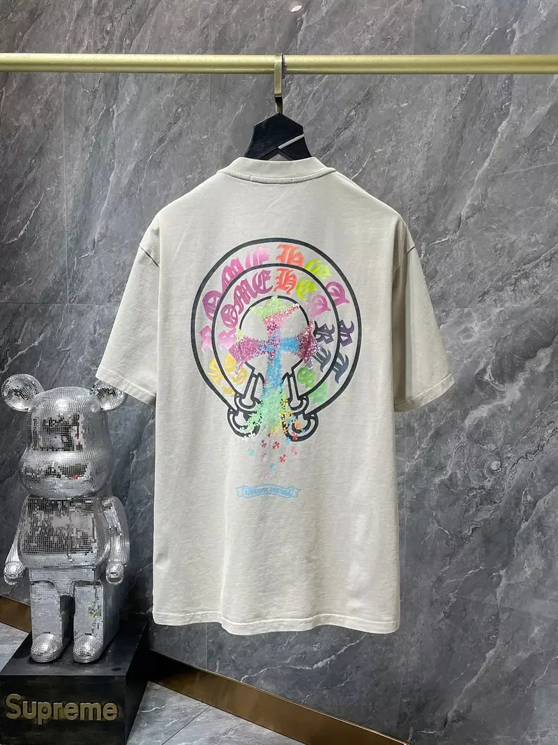 Chrome Hearts Leather Tee — 8772 wash water rice colorway — USFans Spreadsheet photo