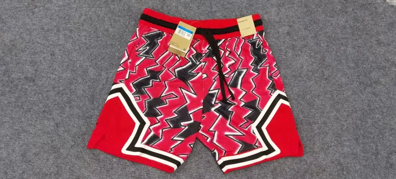 Jordan Shorts (Snake-Skin) — NO10 tie dye red colorway — USFans Spreadsheet photo