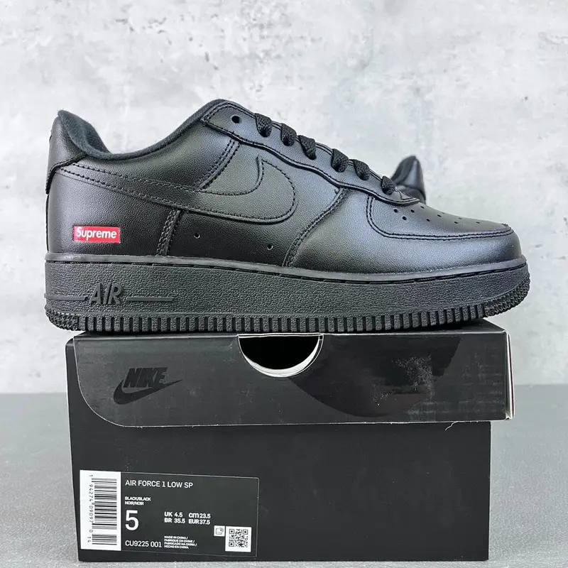 Air Force 1 TS Utopia — G Sup Black CU9225-001 colorway — USFans Spreadsheet photo