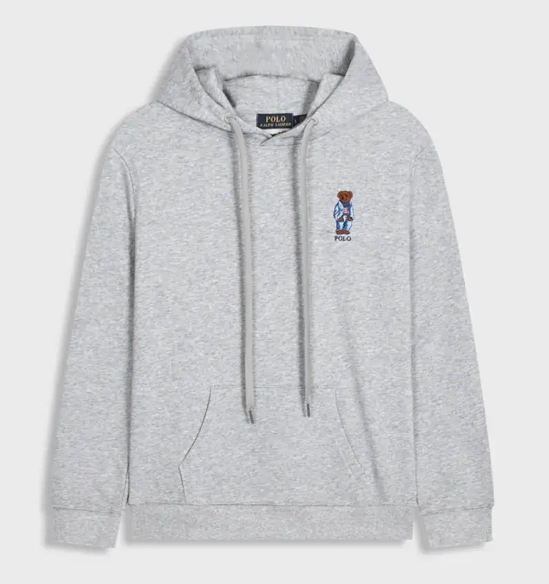 Ralph Lauren Zip Hoodie — gray bear colorway — USFans Spreadsheet photo