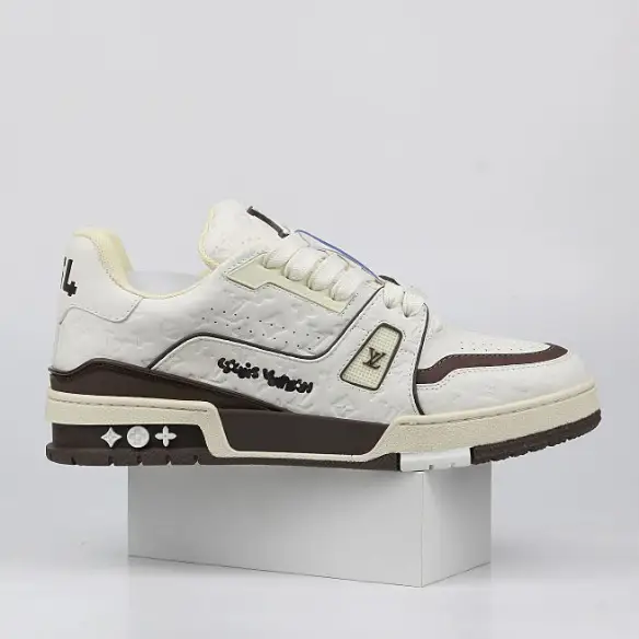 LV Trainers Monogram Black Denim Sneakers — 34 colorway — Kakobuy Spreadsheet photo
