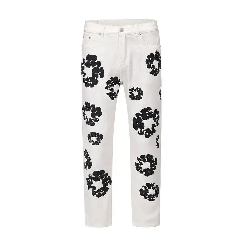 Denim Tears Jeans — white colorway — USFans Spreadsheet photo