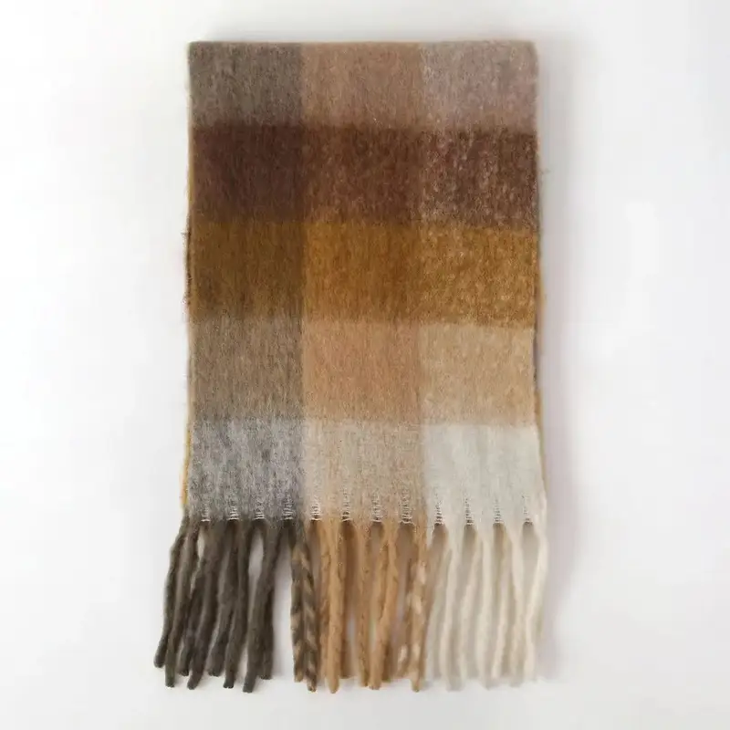 Acne Studios Scarf — coffee yellow colorway — USFans Spreadsheet photo