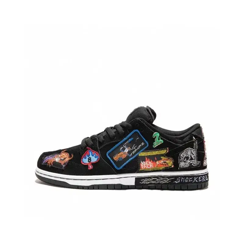 Dunk SB Clot Shoes — black and white graffiti colorway — USFans Spreadsheet photo