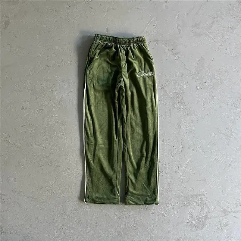 Corteiz Tracksuit Top — Green velvet trousers colorway — USFans Spreadsheet photo