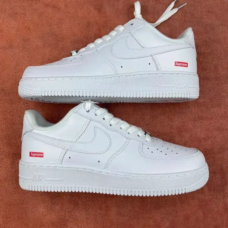 Supreme Air Force 1 White — White colorway — USFans Spreadsheet photo