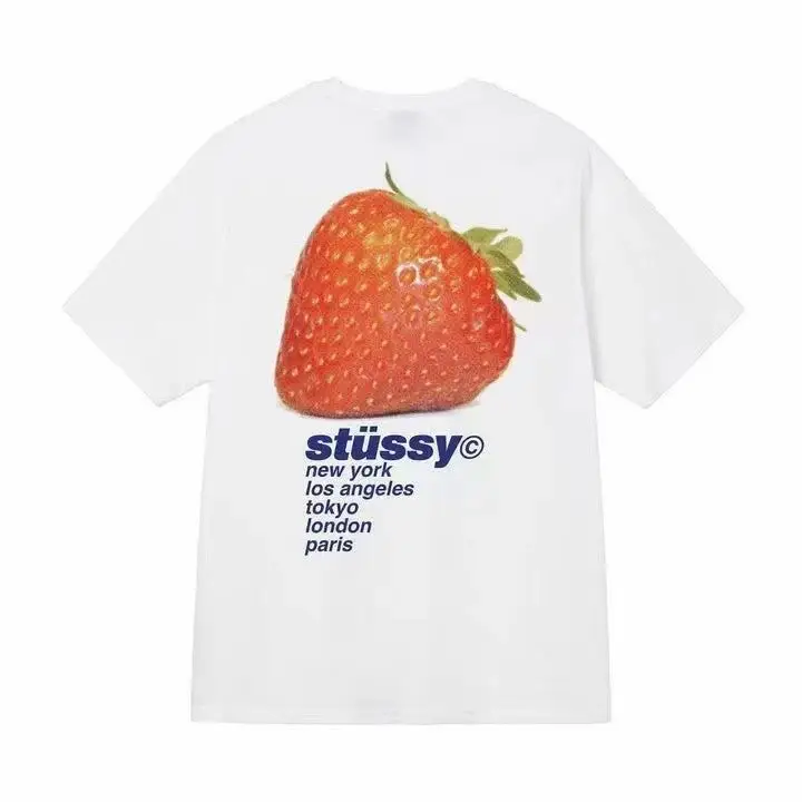 Stussy Tee — White Strawberry] colorway — Kakobuy Spreadsheet photo
