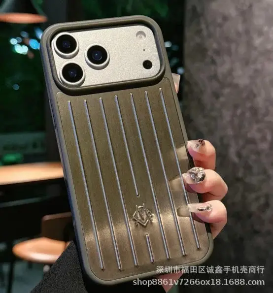 Rimowa iPhone Cases 12-16 Pro Max — Classic Green Gold-with packaging colorway — USFans Spreadsheet photo