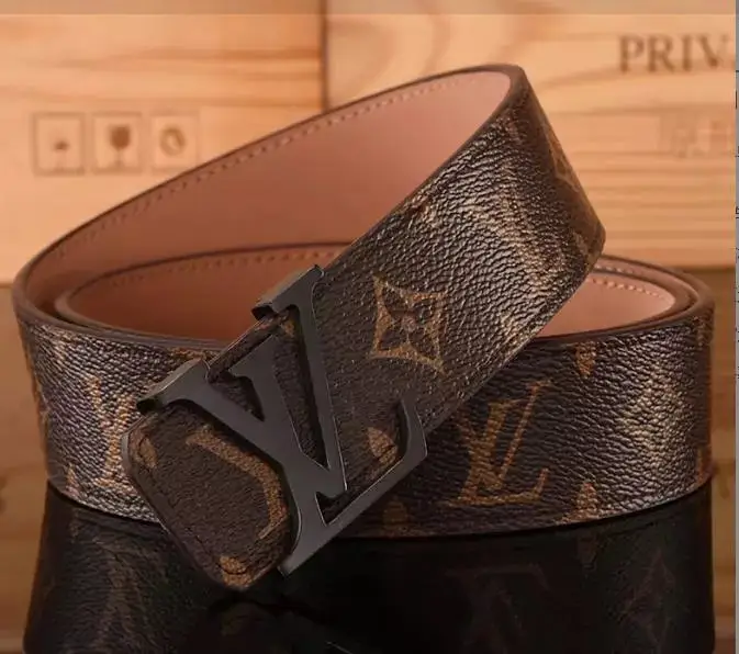 Budget LV Belt — L classic vintage black buckle colorway — USFans Spreadsheet photo