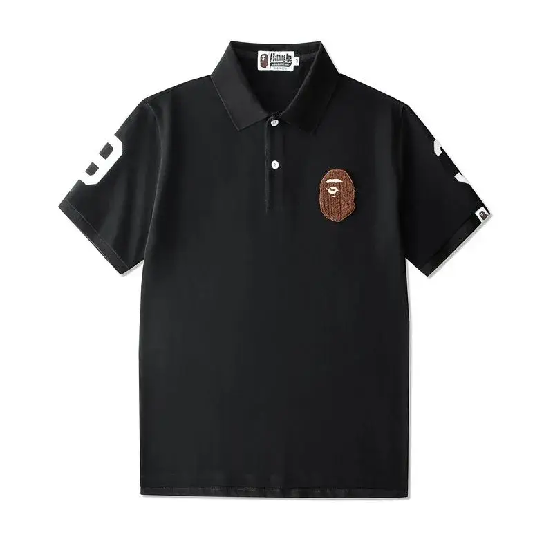 Bape polo — black colorway — USFans Spreadsheet photo