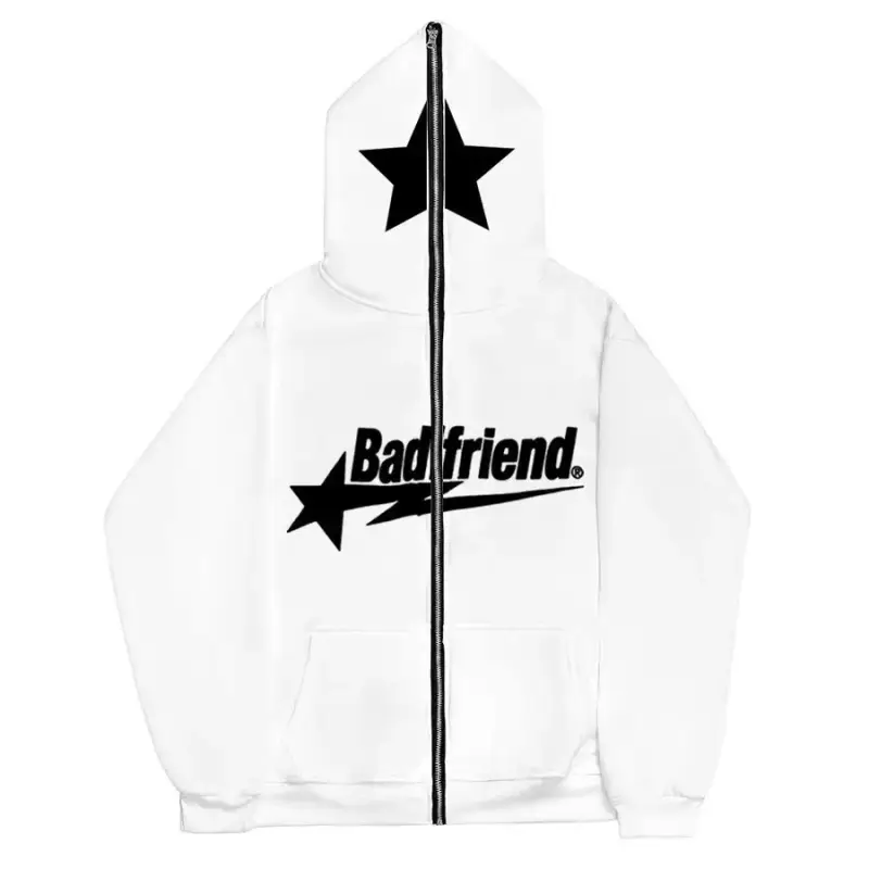 Badfriend Hoodie — white colorway — USFans Spreadsheet photo