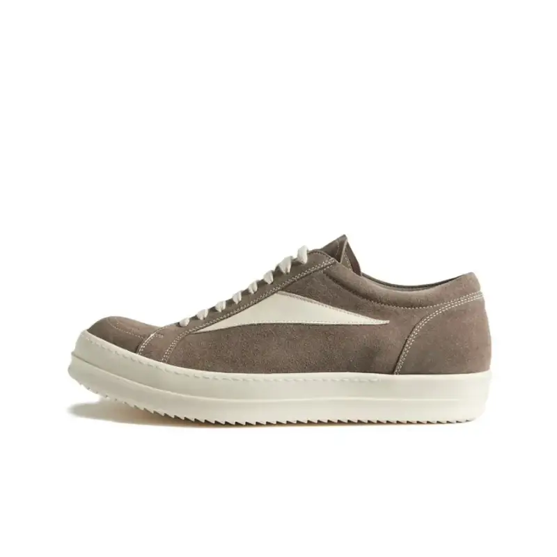 Rick Owens Vans Sneakers Denim — brown suede colorway — USFans Spreadsheet photo