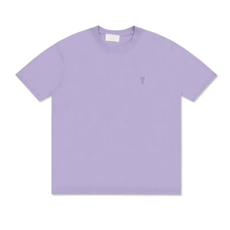 Ami Paris T-Shirts with Small Logo — Little Love-Taro Purple colorway — USFans Spreadsheet photo