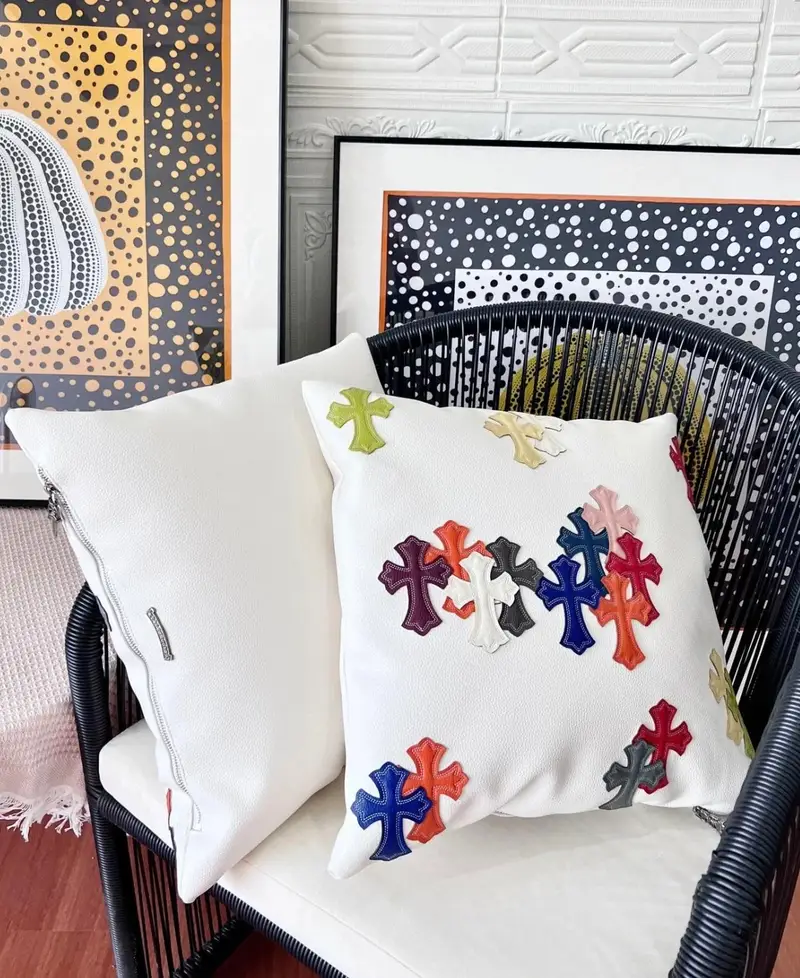 Chrome Hearts Pillow — white leather color colorway — USFans Spreadsheet photo