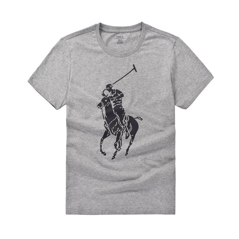 Polo Sport Round Neck T-Shirt — Large floral print in gray colorway — USFans Spreadsheet photo
