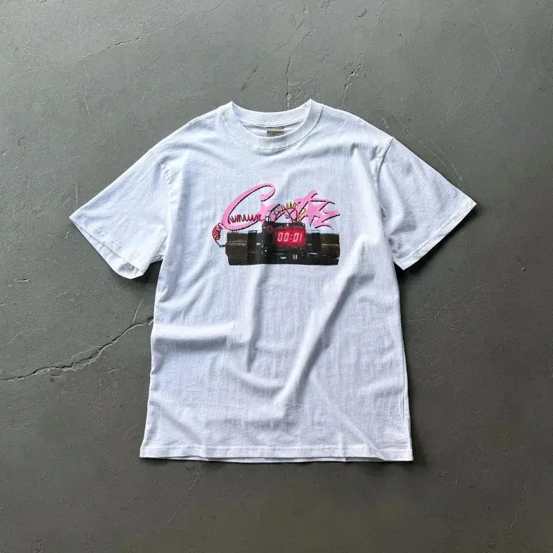 Corteiz Bomb T-Shirt — Powder Bomb/White colorway — USFans Spreadsheet photo