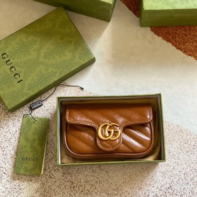 Gucci GG marmont — 17cm brown colorway — USFans Spreadsheet photo