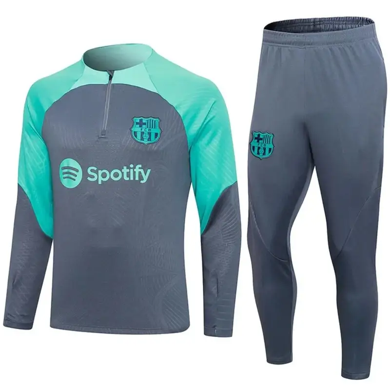 Football PSG Tracksuit — 2324 Barcelona gray steel stamp colorway — USFans Spreadsheet photo