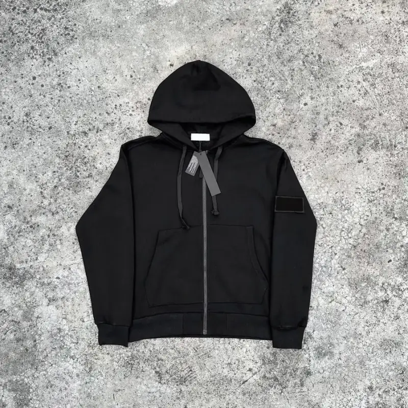 Stone Island Hoodie — black colorway — USFans Spreadsheet photo