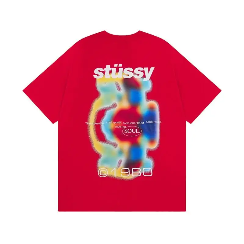 Stussy Tees — 962# red colorway — USFans Spreadsheet photo