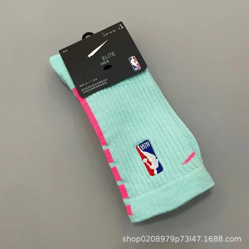 Nike NBA Socks — 19 Long Green Powder colorway — USFans Spreadsheet photo