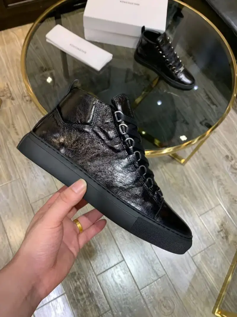 Balenciaga Arena High Shoes — black colorway — Kakobuy Spreadsheet photo