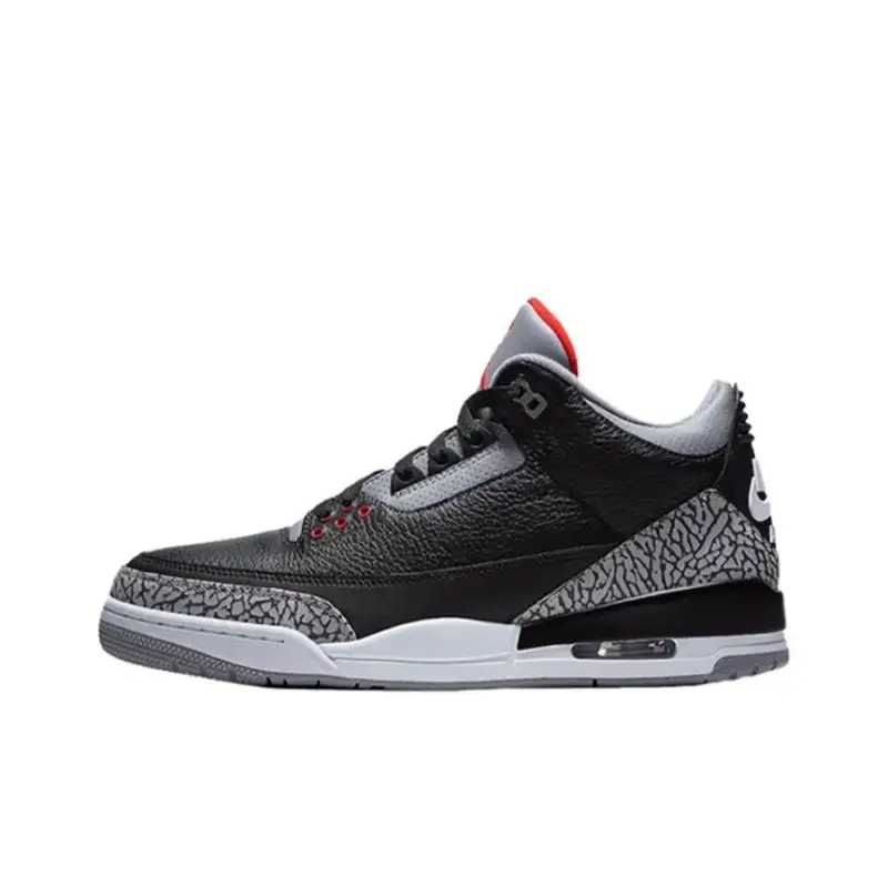 Budget Jordan 3 Shoes — Black cement 854262-001 colorway — USFans Spreadsheet photo