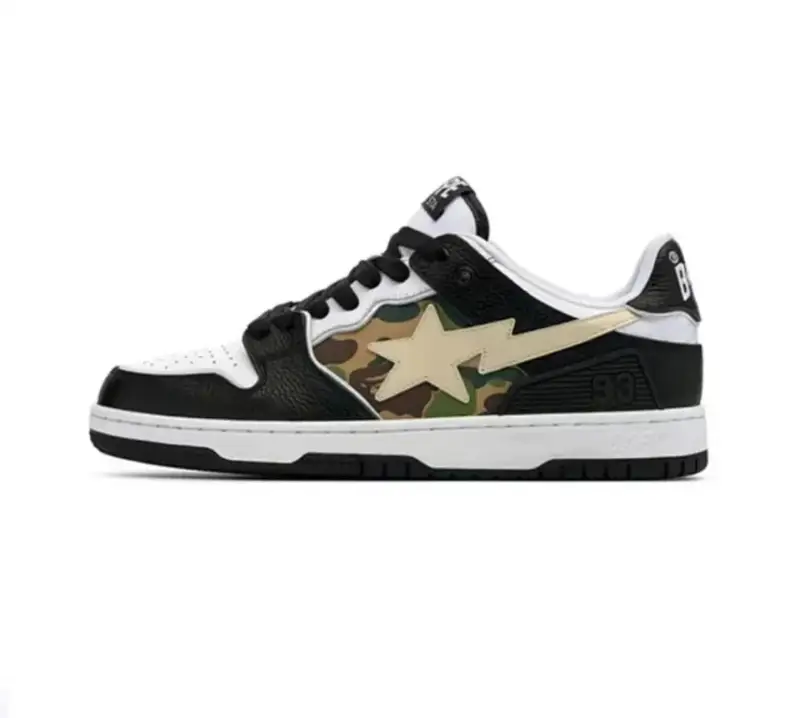 Bape SK8 ( Tons Of Colorways ) — Black and white camouflage colorway — Kakobuy Spreadsheet photo