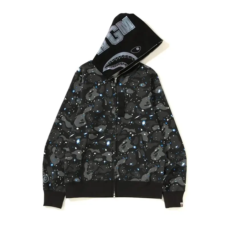 Bape Shark Hoodie (More CW) — 822 black colorway — USFans Spreadsheet photo