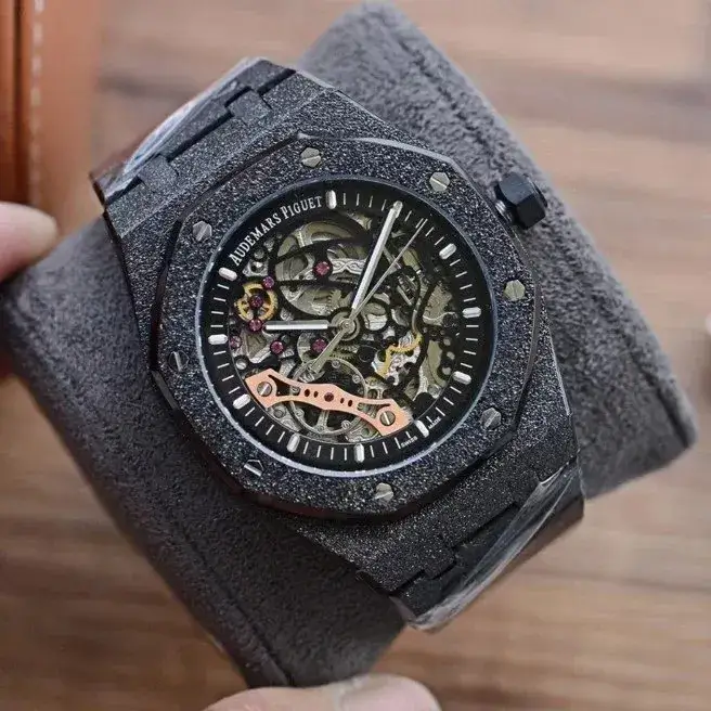 Stones Covered Audemars Piguet — Black Shell-Black Plate Steel Belt colorway — USFans Spreadsheet photo