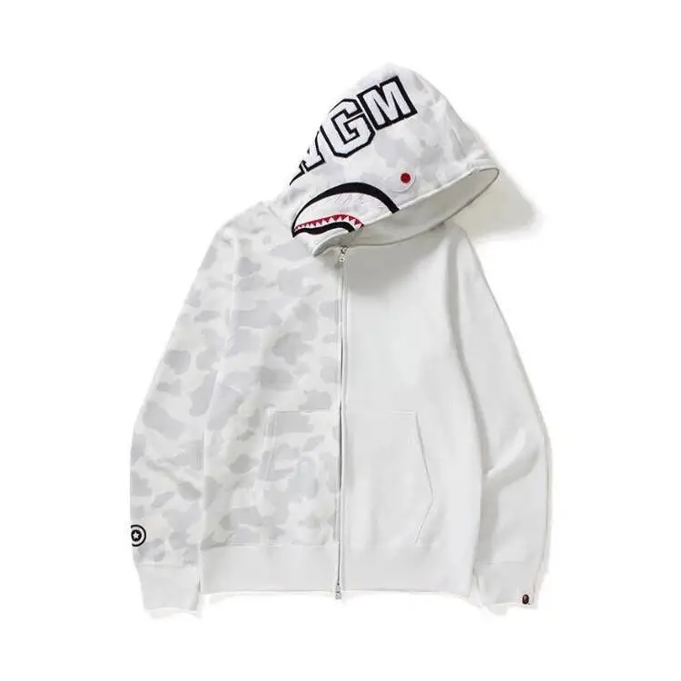 Bape Shark Hoodie (More CW) — 813 white colorway — USFans Spreadsheet photo