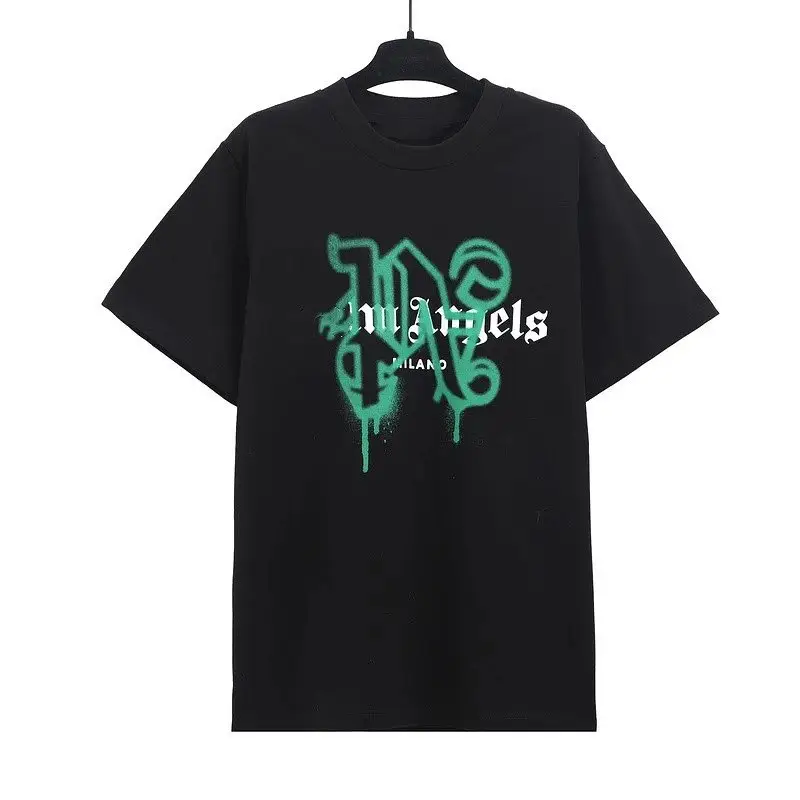Palm Angels NY T-Shirt — Black Green colorway — USFans Spreadsheet photo