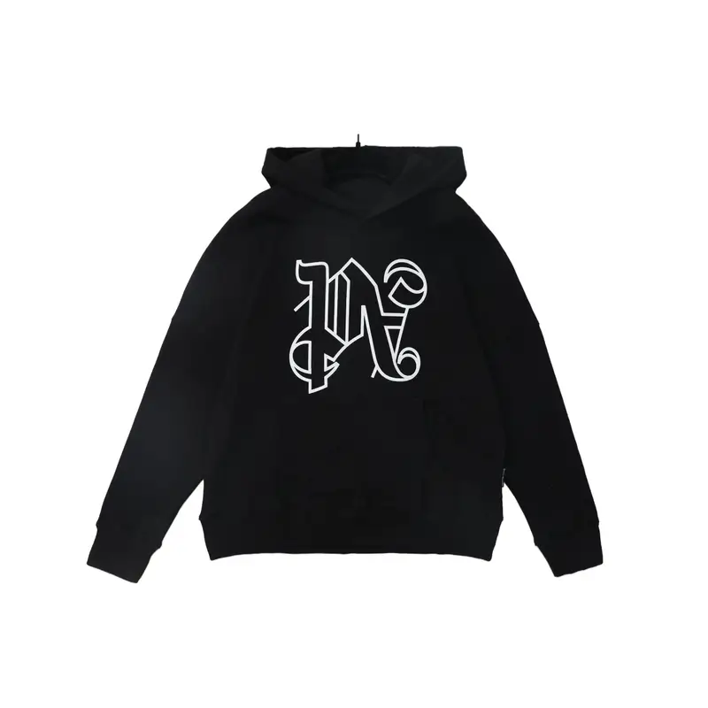 Palm Angels Hoodie — Inverted A black correct version colorway — USFans Spreadsheet photo