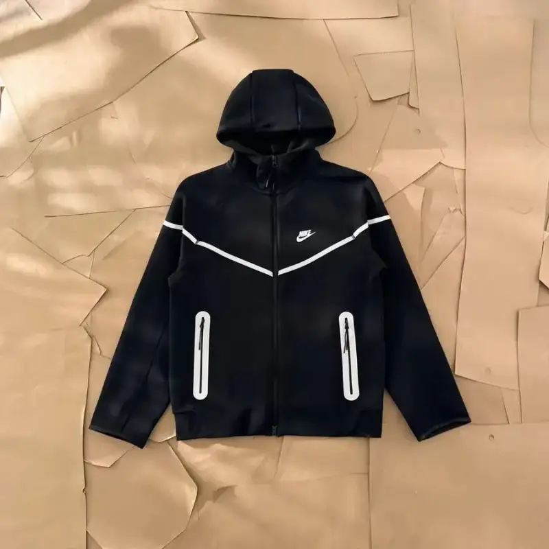 Reflective Tech Fleece Tracksuit — Black top colorway — USFans Spreadsheet photo