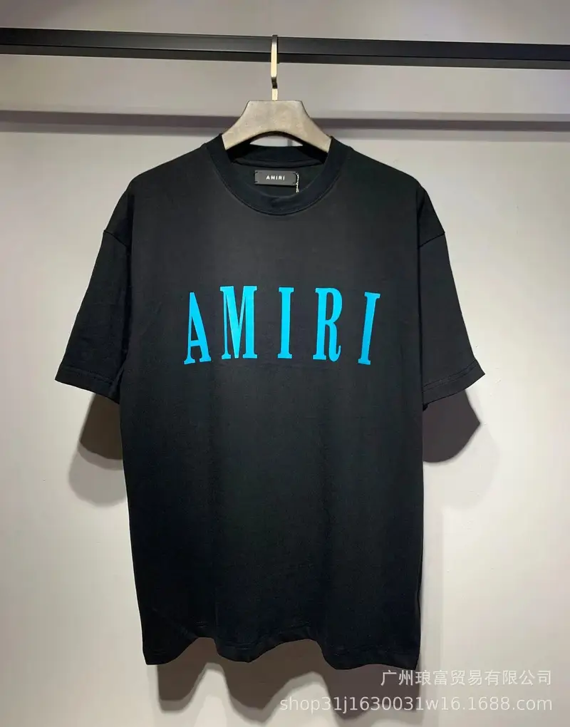 Amiri T-Shirts — 661 black and blue colorway — USFans Spreadsheet photo