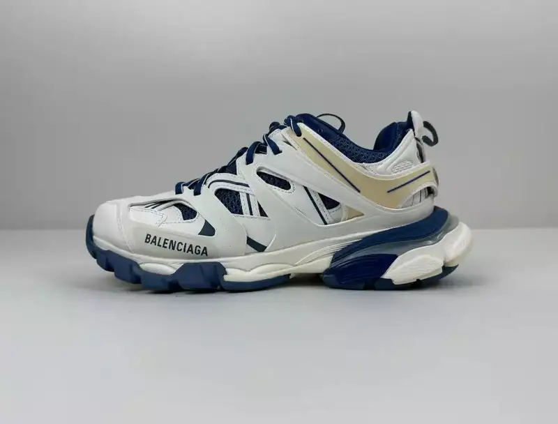 Balenciaga Track Black-White Shoes — 003-22 White Dark Blue 35-46 colorway — Kakobuy Spreadsheet photo