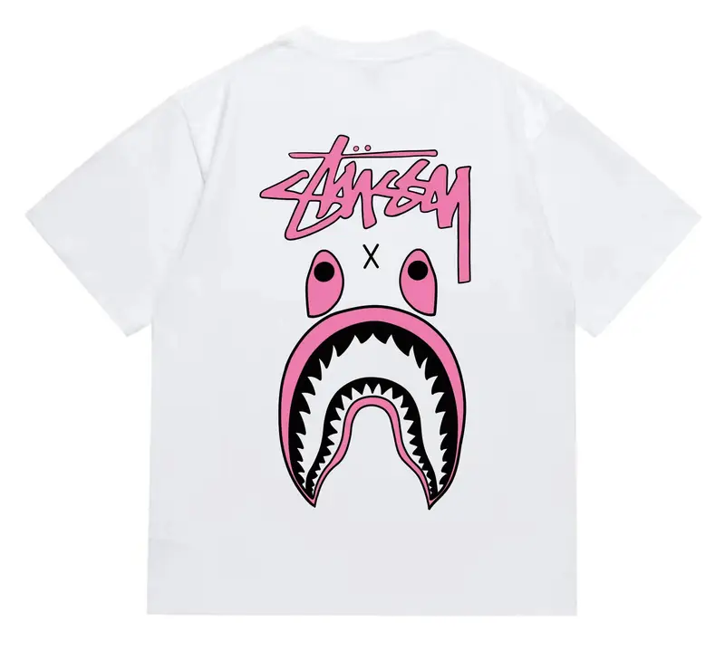 Bape x Stussy Tee — 204 White colorway — USFans Spreadsheet photo