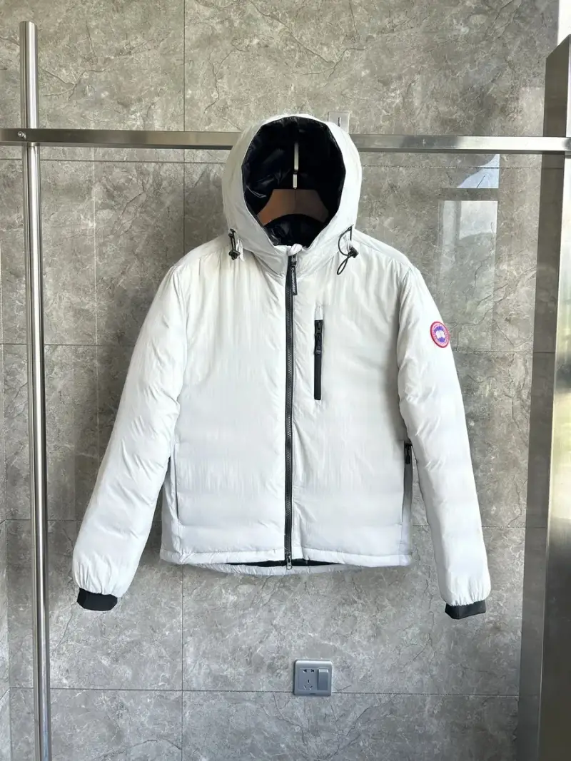 Canada Goose Lodge Hooded Jacket — White colorway — USFans Spreadsheet photo