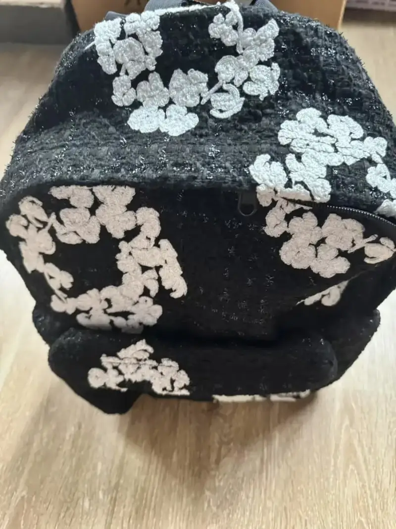 Denim Tears Backpack — Black colorway — USFans Spreadsheet photo