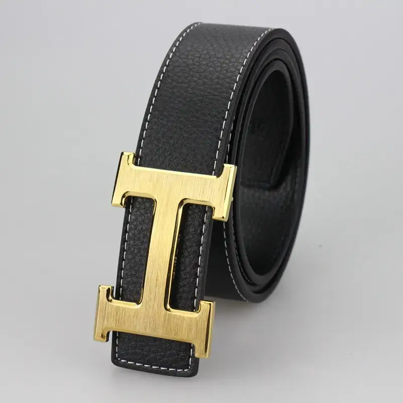 Budget Hermes Belt — H gold buckle plate black belt colorway — USFans Spreadsheet photo