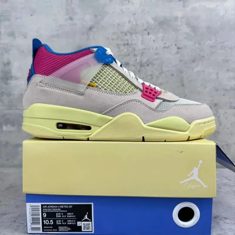 Jordan 4 Manila — UN White Powder DC9533-800 colorway — USFans Spreadsheet photo