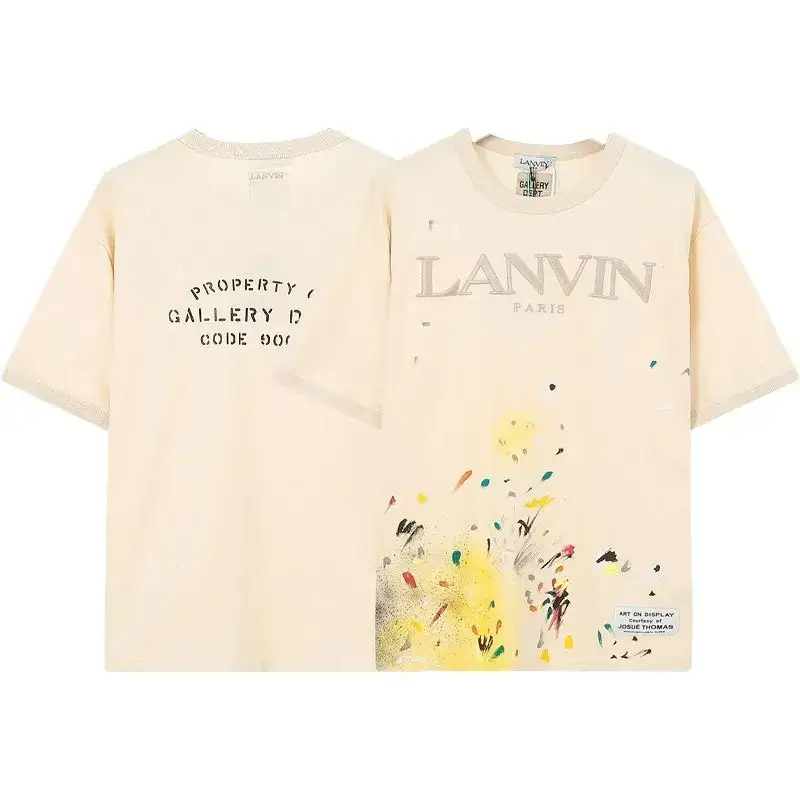 Gallery Dept T-Shirts — 15 m apricot [letter embroidery]] colorway — USFans Spreadsheet photo
