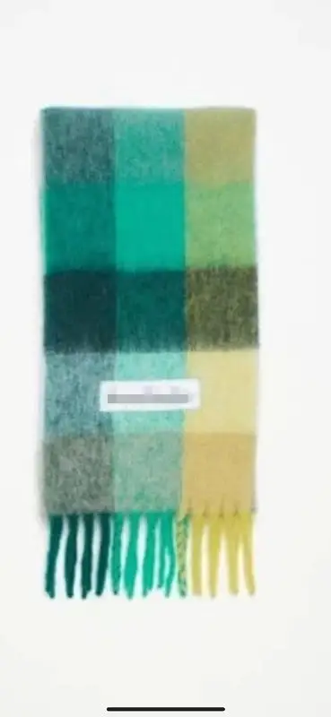 Acne Studios Scarf — New-Green colorway — USFans Spreadsheet photo