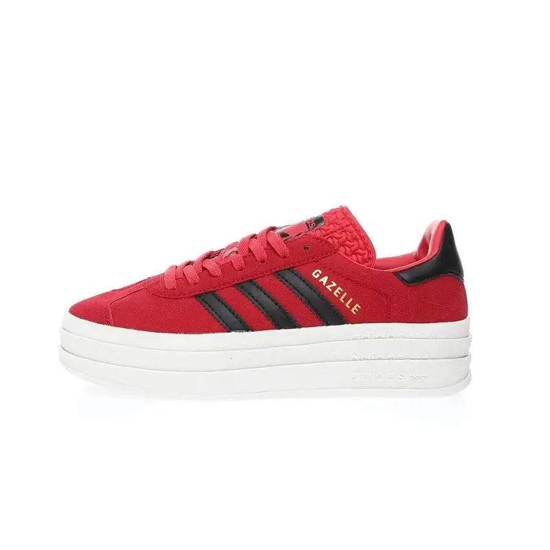 Adidas Originals Gazelle Bold — Red black and white FY7481 colorway — Kakobuy Spreadsheet photo