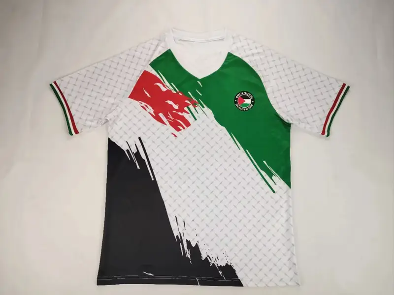 Palestine Jersey — 2425 Palestinian white colorway — Kakobuy Spreadsheet photo