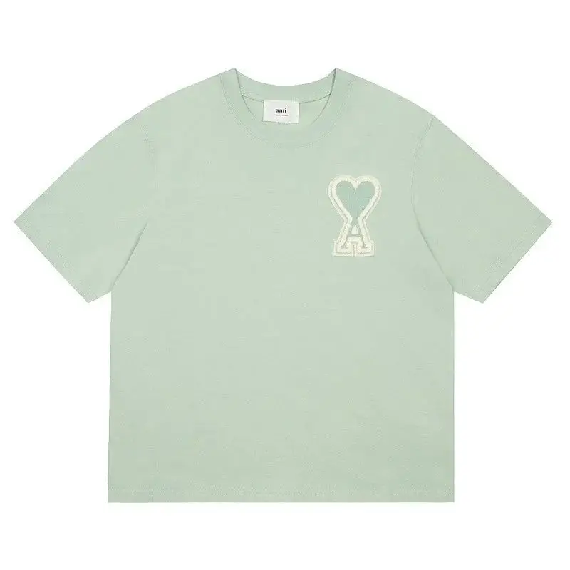 Ami Paris T-Shirts With Big Logo — Mint green colorway — USFans Spreadsheet photo