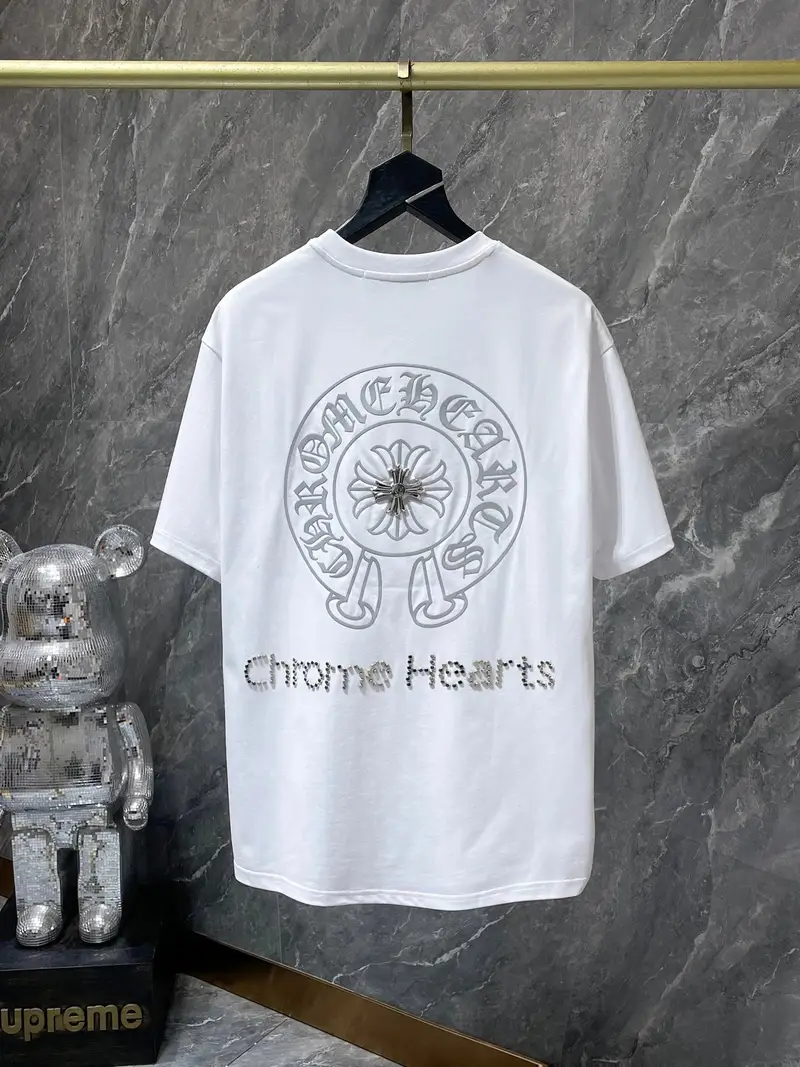 Chrome Hearts Leather Tee — 8790 White colorway — USFans Spreadsheet photo