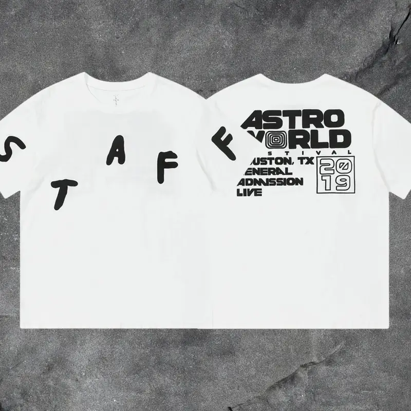 Travis Scott Tee 69cw — White T109 colorway — Kakobuy Spreadsheet photo